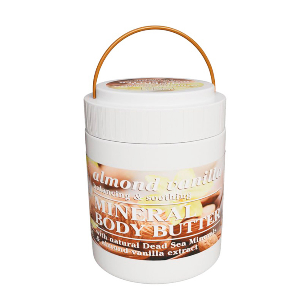 Мигдально-ванільний батер для тіла Dead Sea Collection Almond Vanilla Mineral Body Butter з мінералами Мертвого моря, 500 мл
